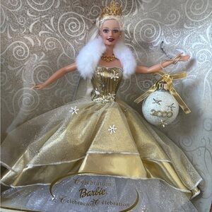 Barbie Gold and White Glamour Doll